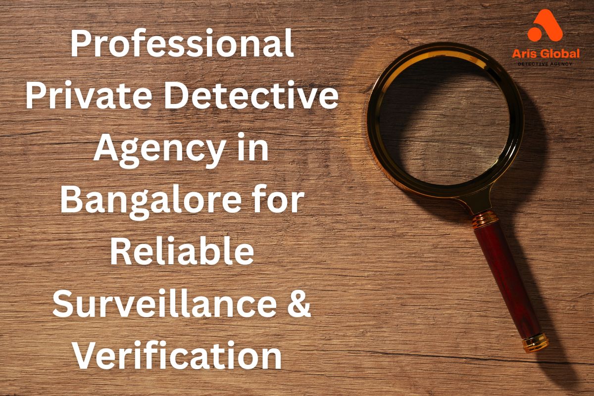 Professional Private Detective Agency in Bangalore for Reliable Surveillance & Verification