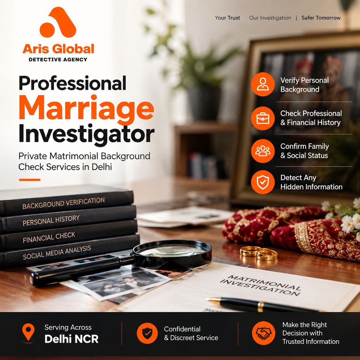 marriage investigator in Delhi